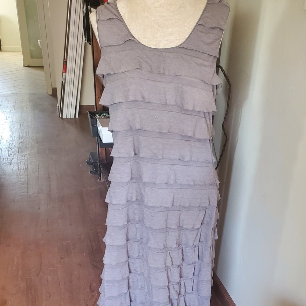 Max Studio ruffled maxi dress